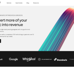 Screenshot of the Conversion website