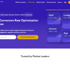 Screenshot of the Conversion Rate Store website