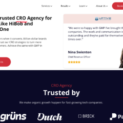 Screenshot of the Growth Marketing Pro website