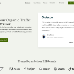 Screenshot of the Omniscient Digital website